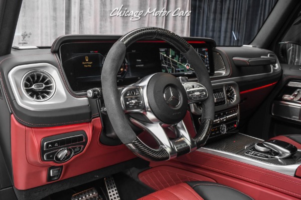 Used-2020-Mercedes-Benz-G63-AMG-G63-G-Manufaktur-Interior-Package-HOT-White-on-Red-Carbon-Fiber