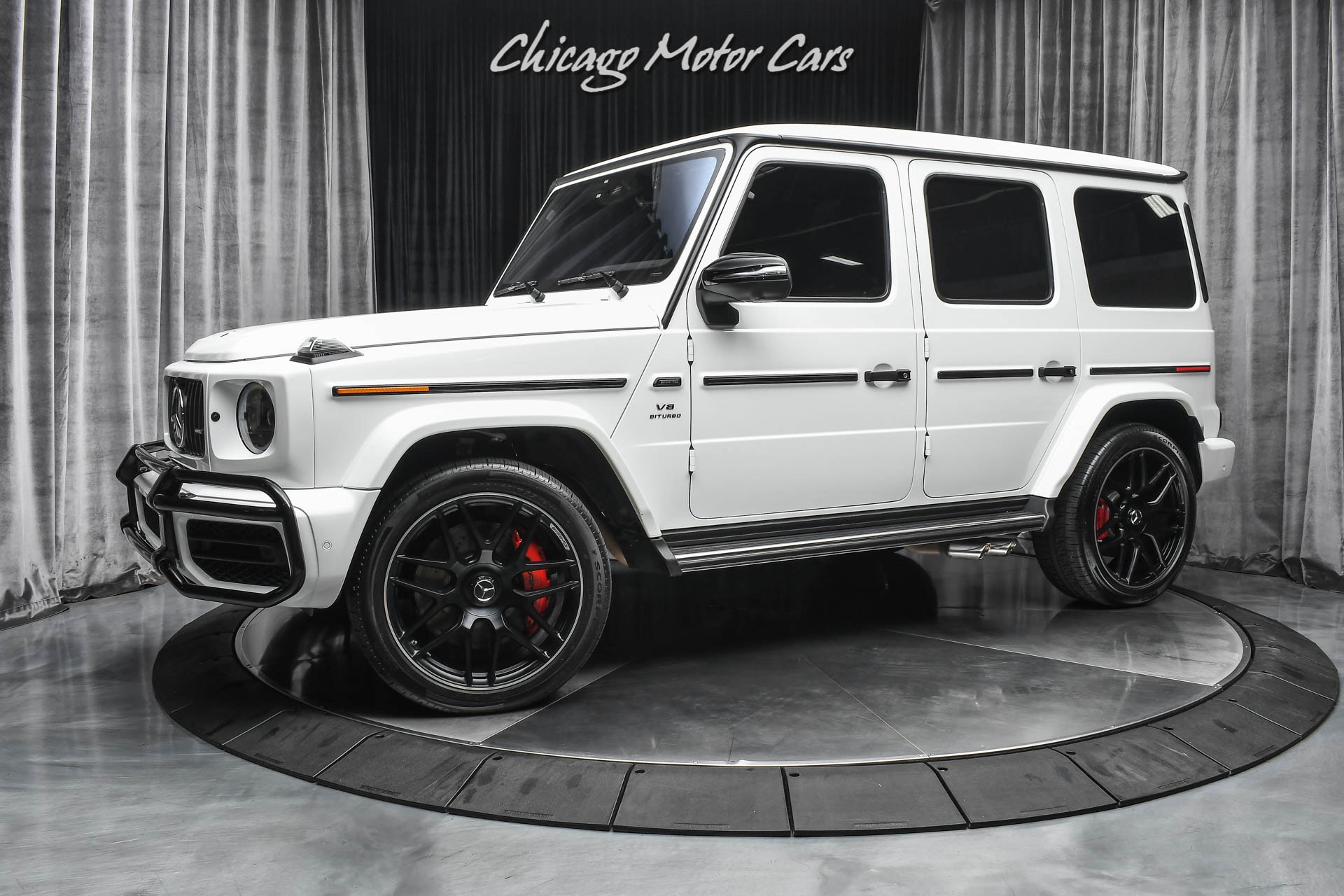 Used Mercedes Benz G63 Amg G63 G Manufaktur Interior Package Hot White On Red Carbon Fiber For Sale Special Pricing Chicago Motor Cars Stock