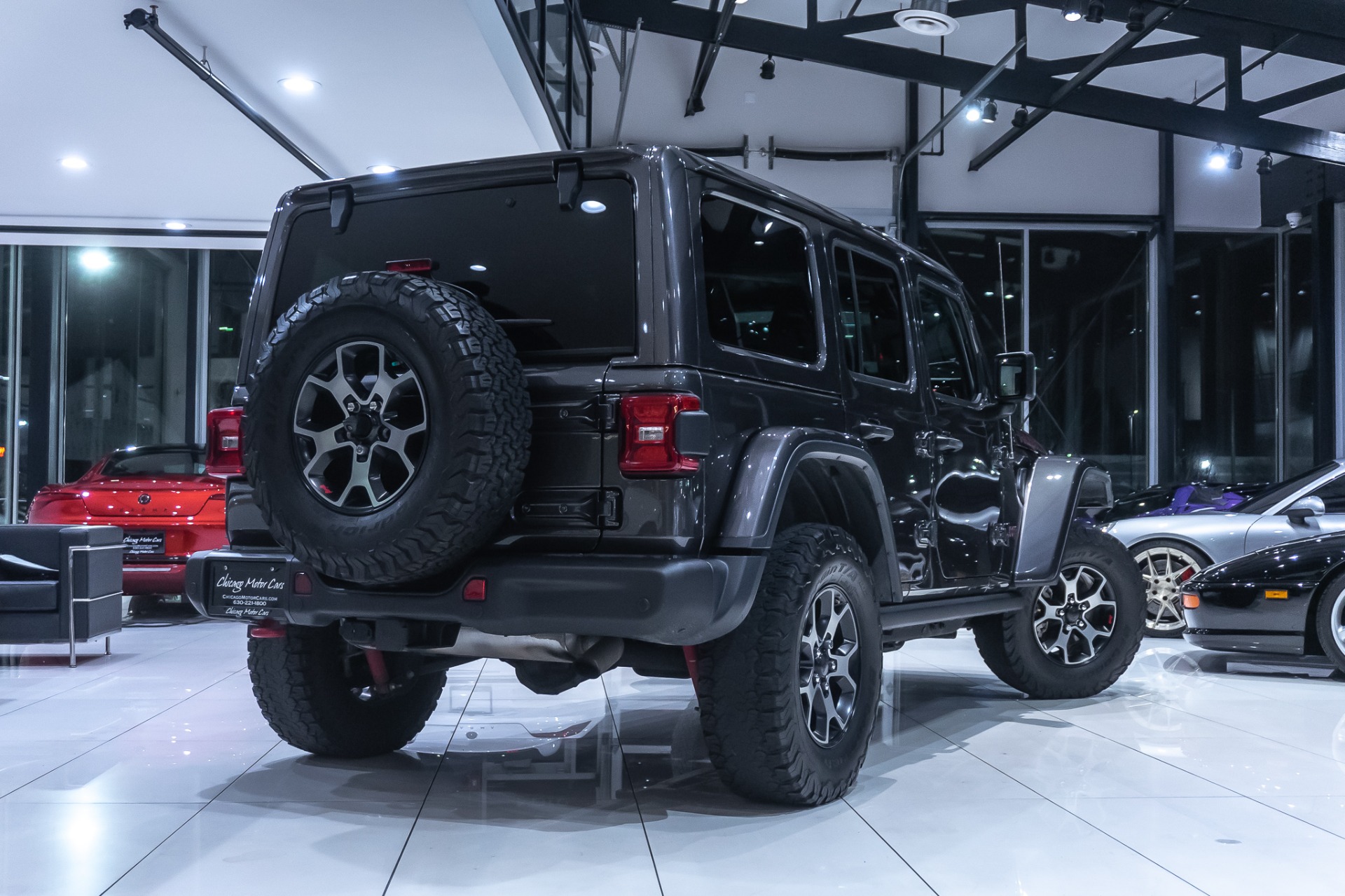 Used-2018-Jeep-Wrangler-Unlimited-Rubicon-V6-4X4-LED-Lighting-Package-Body-Color-Hard-Top-New-Tires