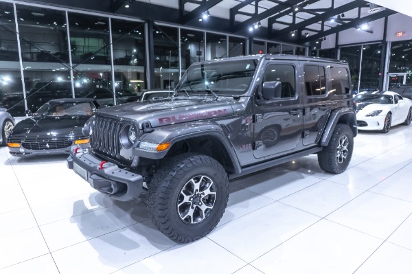 Used-2018-Jeep-Wrangler-Unlimited-Rubicon-V6-4X4-LED-Lighting-Package-Body-Color-Hard-Top-New-Tires