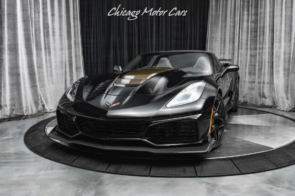 Used 2019 Chevrolet Corvette ZR1 ONLY 1500 Miles! Triple Black! Loaded! for sale Sold at Chicago Motor Cars in West Chicago IL 60185 2