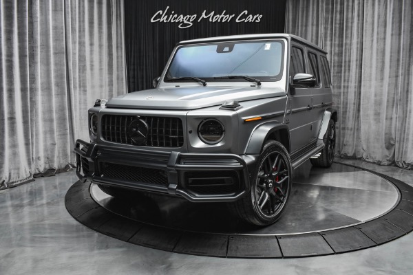 Used 2021 Mercedes-Benz G63 AMG 4 Matic AMG 4-Matic SUV Hottest Color Combo! RARE Designo Platinum Magno! for sale Sold at Chicago Motor Cars in West Chicago IL 60185 2