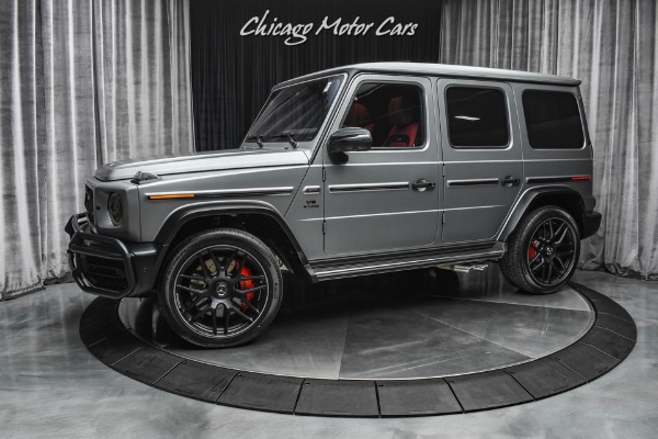 Used 2021 Mercedes-Benz G63 AMG 4 Matic AMG 4-Matic SUV Hottest Color Combo! RARE Designo Platinum Magno! for sale Sold at Chicago Motor Cars in West Chicago IL 60185 1