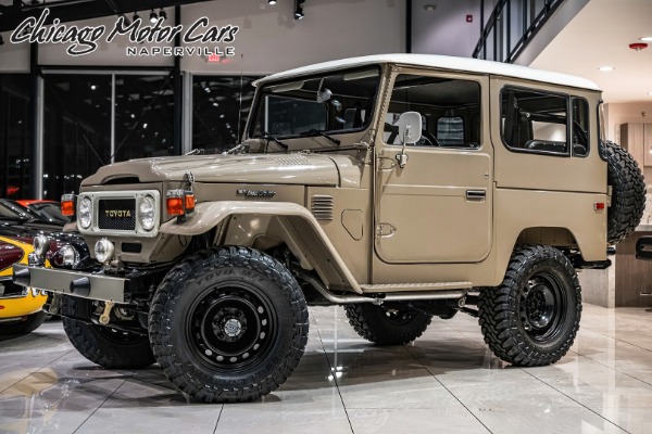 Used 1983 TOYOTA FJ40 4X4 SUV ORIGINAL 2F TOYOTA ENGINE! MANUAL TRANSMISSION! NEW OEM PARTS! for sale Sold at Chicago Motor Cars in West Chicago IL 60185 1