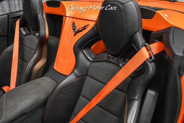 Used-2019-Chevrolet-Corvette-ZR1-Sebring-Orange-Convertible-Competition-Seats-Low-Miles-Loaded