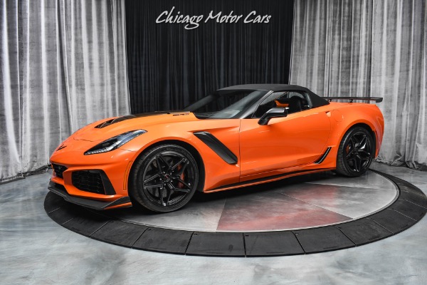 Used-2019-Chevrolet-Corvette-ZR1-Sebring-Orange-Convertible-Competition-Seats-Low-Miles-Loaded