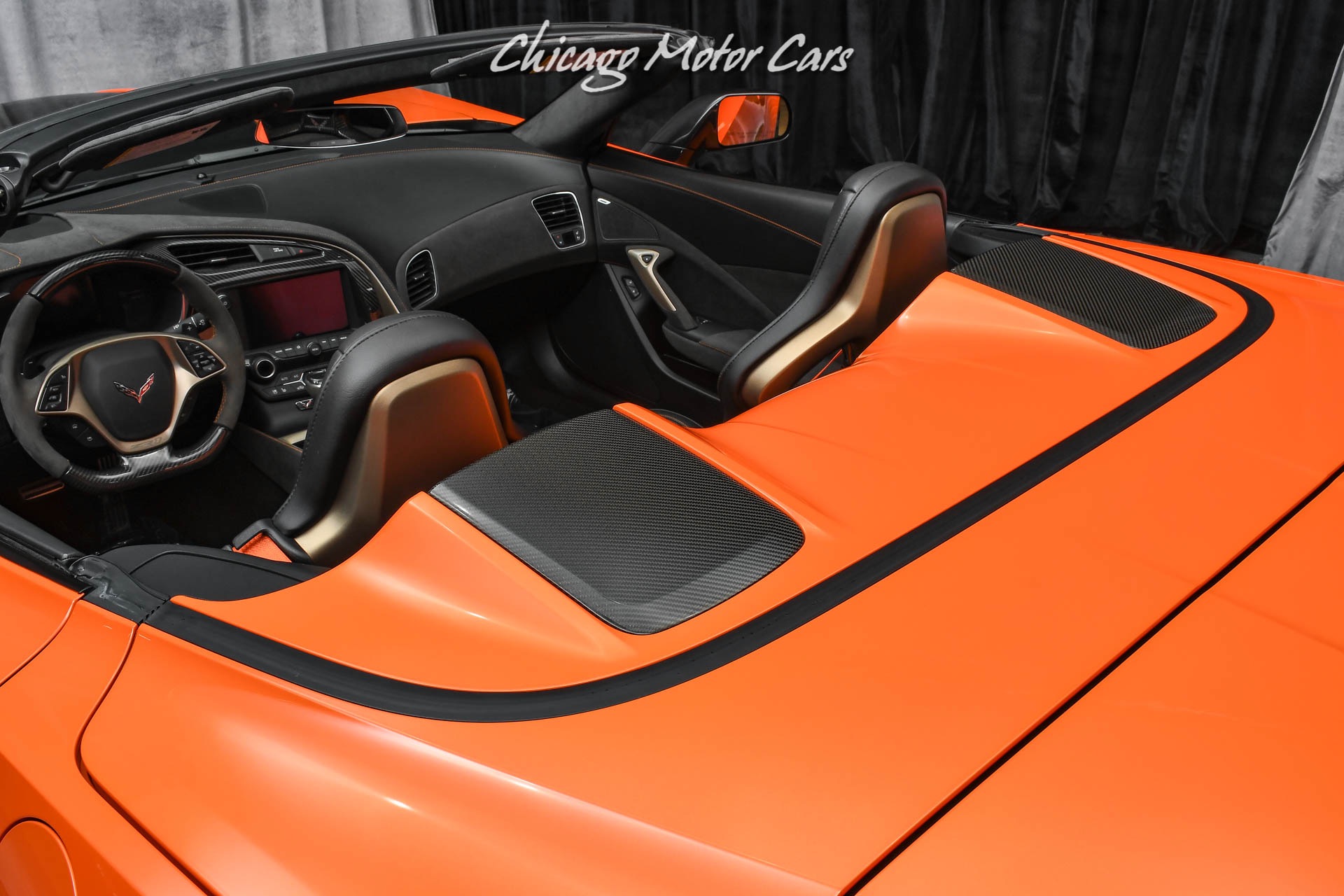 Used-2019-Chevrolet-Corvette-ZR1-Sebring-Orange-Convertible-Competition-Seats-Low-Miles-Loaded