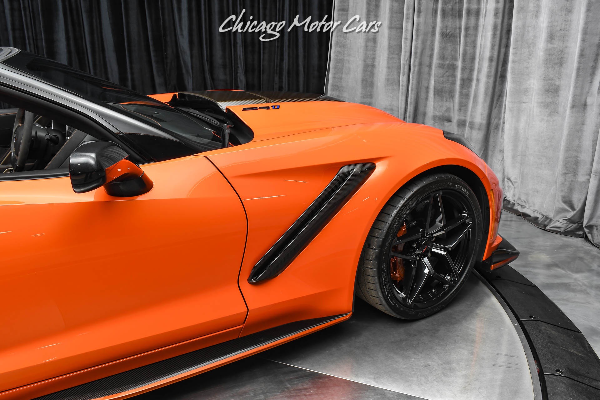 Used-2019-Chevrolet-Corvette-ZR1-Sebring-Orange-Convertible-Competition-Seats-Low-Miles-Loaded