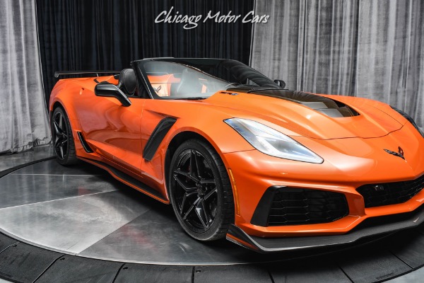 Used-2019-Chevrolet-Corvette-ZR1-Sebring-Orange-Convertible-Competition-Seats-Low-Miles-Loaded