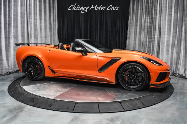 Used 2019 Chevrolet Corvette ZR1 Sebring Orange Convertible Competition Seats! Low Miles! Loaded! for sale Sold at Chicago Motor Cars in West Chicago IL 60185 6