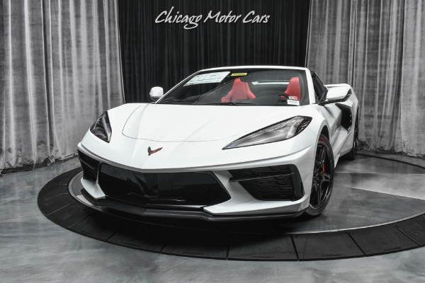 Used 2021 Chevrolet Corvette Stingray Z51 Convertible Gorgeous White on Red! Z51 Package! for sale Sold at Chicago Motor Cars in West Chicago IL 60185 2