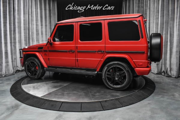 Used 2018 Mercedes-Benz G63 AMG 4Matic $153k+MSRP! Matte Red Exterior! Carbon Fiber! Serviced! for sale Sold at Chicago Motor Cars in West Chicago IL 60185 3