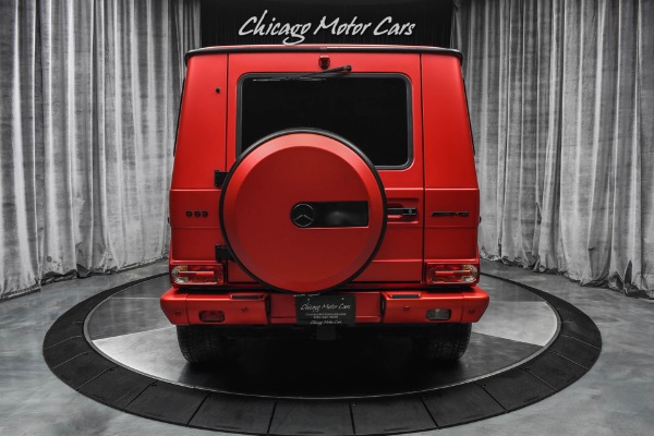 Used 2018 Mercedes-Benz G63 AMG 4Matic $153k+MSRP! Matte Red Exterior! Carbon Fiber! Serviced! for sale Sold at Chicago Motor Cars in West Chicago IL 60185 4