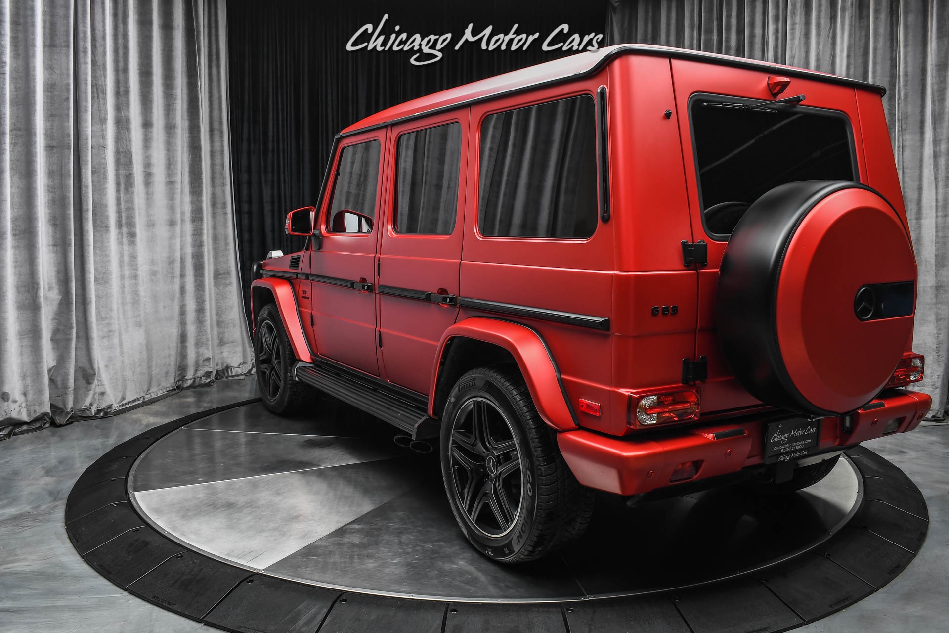 Used-2018-Mercedes-Benz-G63-AMG-4Matic-153kMSRP-Matte-Red-Exterior-Carbon-Fiber-Serviced