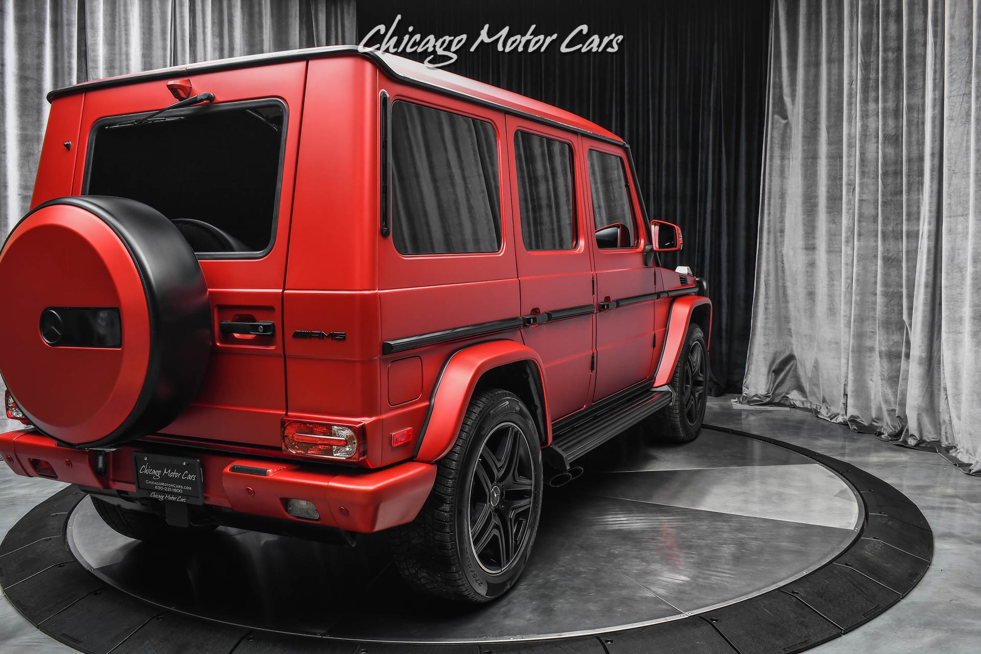 Used-2018-Mercedes-Benz-G63-AMG-4Matic-153kMSRP-Matte-Red-Exterior-Carbon-Fiber-Serviced