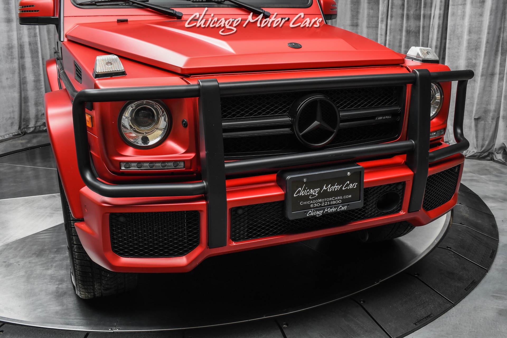 Used-2018-Mercedes-Benz-G63-AMG-4Matic-153kMSRP-Matte-Red-Exterior-Carbon-Fiber-Serviced