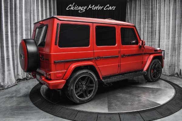 Used 2018 Mercedes-Benz G63 AMG 4Matic $153k+MSRP! Matte Red Exterior! Carbon Fiber! Serviced! for sale Sold at Chicago Motor Cars in West Chicago IL 60185 5