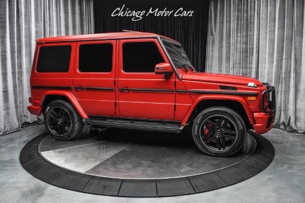Used 2018 Mercedes-Benz G63 AMG 4Matic $153k+MSRP! Matte Red Exterior! Carbon Fiber! Serviced! for sale Sold at Chicago Motor Cars in West Chicago IL 60185 6