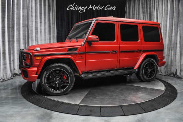 Used 2018 Mercedes-Benz G63 AMG 4Matic $153k+MSRP! Matte Red Exterior! Carbon Fiber! Serviced! for sale Sold at Chicago Motor Cars in West Chicago IL 60185 1