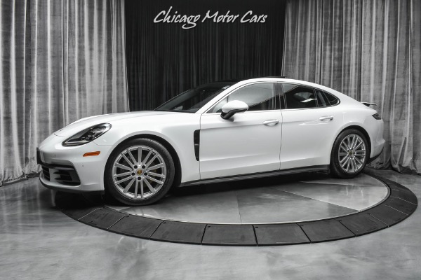 Used 2018 Porsche Panamera 4S Sedan MSRP $124,400+ White LOADED Perfect 20s Wheels! for sale Sold at Chicago Motor Cars in West Chicago IL 60185 1