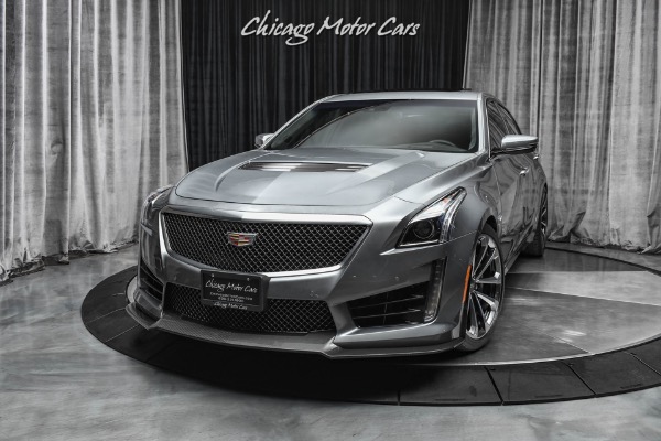 Used 2019 Cadillac CTS-V Sedan CARBON FIBER PACKAGE! LUXURY PACKAGE! ULTRAVIEW SUNROOF! for sale Sold at Chicago Motor Cars in West Chicago IL 60185 2