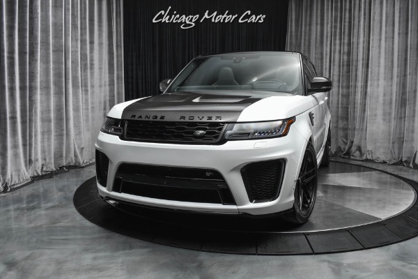 Used 2019 Land Rover Range Rover Sport SVR Original MSRP $139,709+ Carbon Fiber Everywhere LOADED STUNNING! for sale Sold at Chicago Motor Cars in West Chicago IL 60185 2