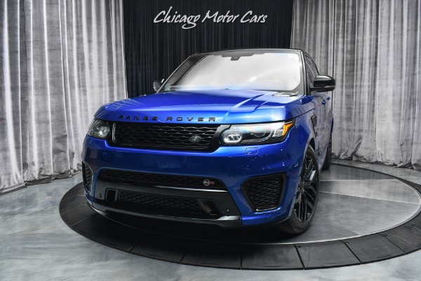 Used 2015 Land Rover Range Rover Sport SVR Loaded with Carbon Fiber! Rare Color Combo! Adaptive Cruise Control! for sale Sold at Chicago Motor Cars in West Chicago IL 60185 2