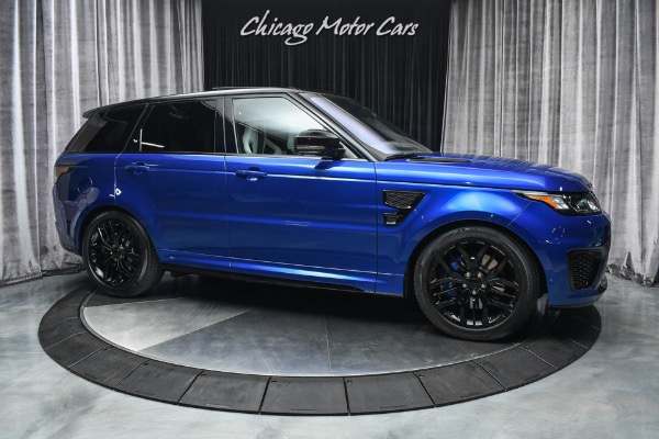 Used 2015 Land Rover Range Rover Sport SVR Loaded with Carbon Fiber! Rare Color Combo! Adaptive Cruise Control! for sale Sold at Chicago Motor Cars in West Chicago IL 60185 6