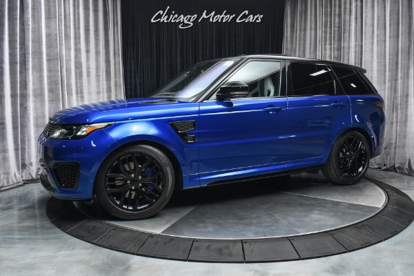 Used 2015 Land Rover Range Rover Sport SVR Loaded with Carbon Fiber! Rare Color Combo! Adaptive Cruise Control! for sale Sold at Chicago Motor Cars in West Chicago IL 60185 1