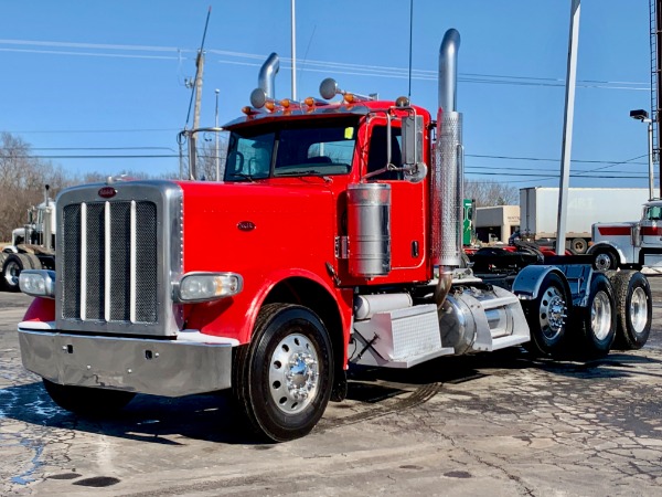 オレンジ　２点 Used 2013 Peterbilt 389 Tri-Axle Day Cab - ISX15 - 500 HP