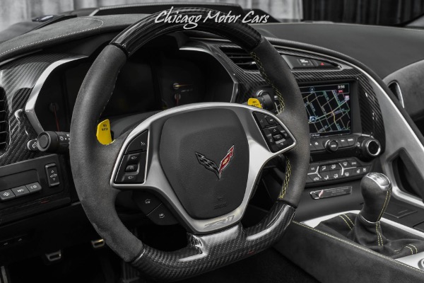 Used-2019-Chevrolet-Corvette-ZR1-3ZR-Manual-Transmission-Custom-Yellow-Stitch-Carbon-Fiber-Everywhere