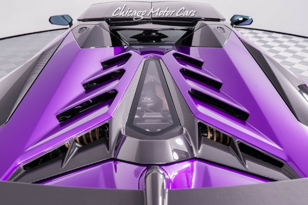 Used-2021-Lamborghini-Aventador-SVJ-Roadster-LP770-4-RARE-Viola-Pasifae-Tons-of-Carbon-Fiber