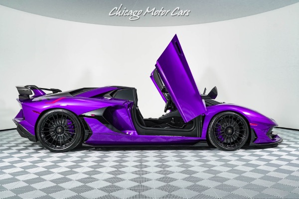 Used-2021-Lamborghini-Aventador-SVJ-Roadster-LP770-4-RARE-Viola-Pasifae-Tons-of-Carbon-Fiber