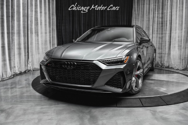 Used 2021 Audi RS6 4.0T quattro Avant B&O 3D SOUND SYSTEM! EXECUTIVE PKG! BLACK OPTIC PKG! for sale Sold at Chicago Motor Cars in West Chicago IL 60185 2