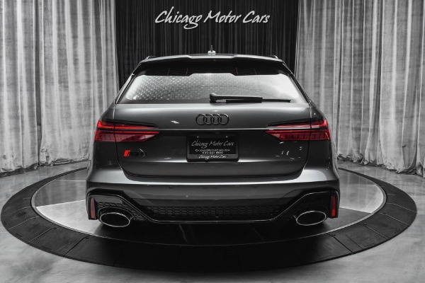 Used 2021 Audi RS6 4.0T quattro Avant B&O 3D SOUND SYSTEM! EXECUTIVE PKG! BLACK OPTIC PKG! for sale Sold at Chicago Motor Cars in West Chicago IL 60185 4