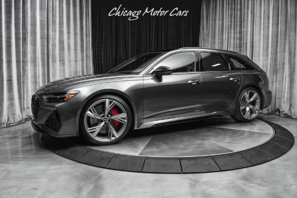 Used 2021 Audi RS6 4.0T quattro Avant B&O 3D SOUND SYSTEM! EXECUTIVE PKG! BLACK OPTIC PKG! for sale Sold at Chicago Motor Cars in West Chicago IL 60185 1