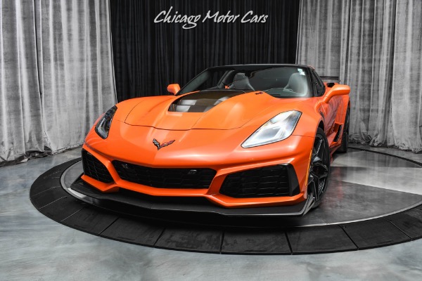 Used 2019 Chevrolet Corvette ZR1 3ZR Sebring Orange Design Package! Only 1700 Miles! for sale Sold at Chicago Motor Cars in West Chicago IL 60185 2