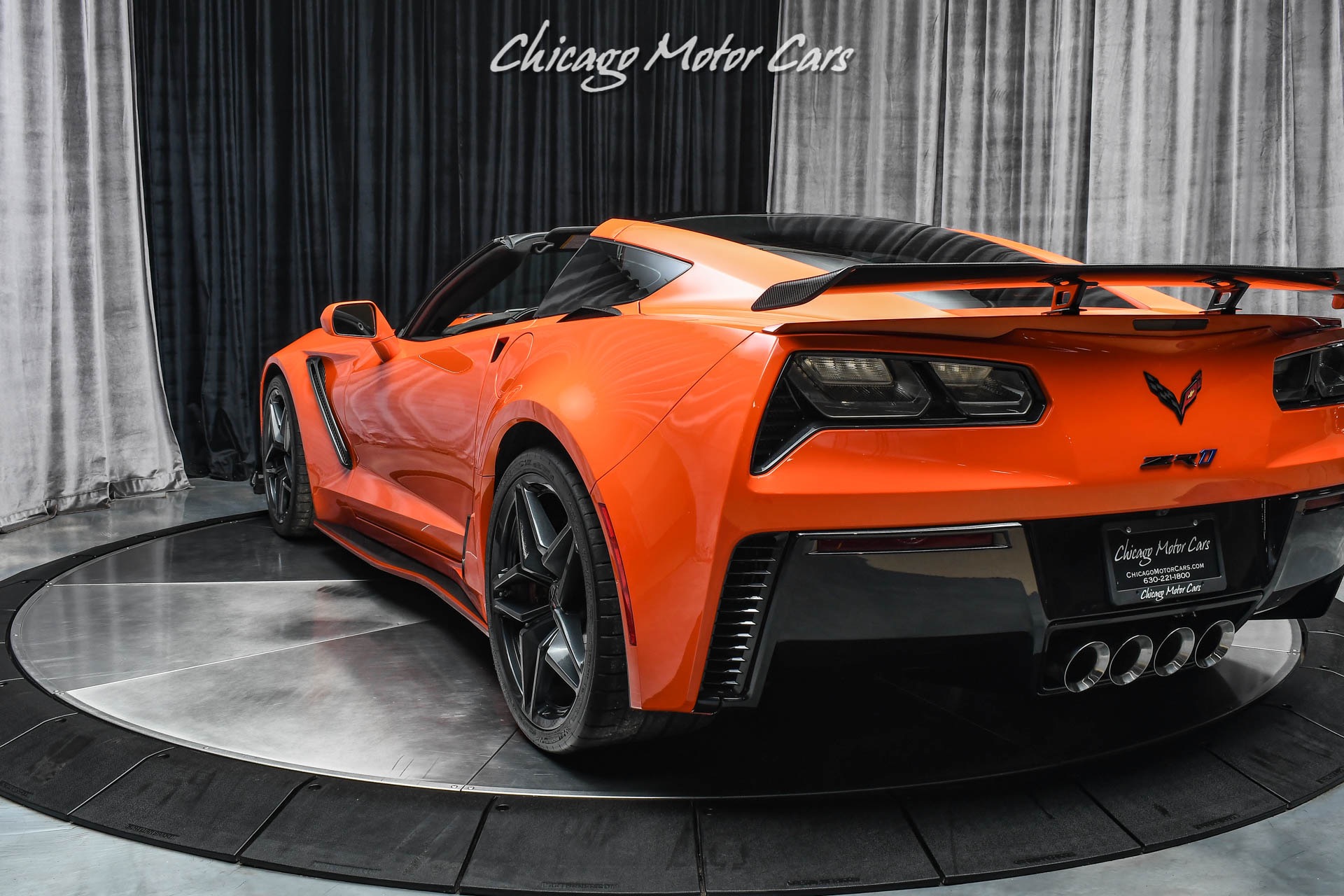 Used-2019-Chevrolet-Corvette-ZR1-3ZR-Sebring-Orange-Design-Package-Only-1700-Miles