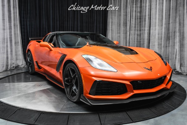 Used-2019-Chevrolet-Corvette-ZR1-3ZR-Sebring-Orange-Design-Package-Only-1700-Miles