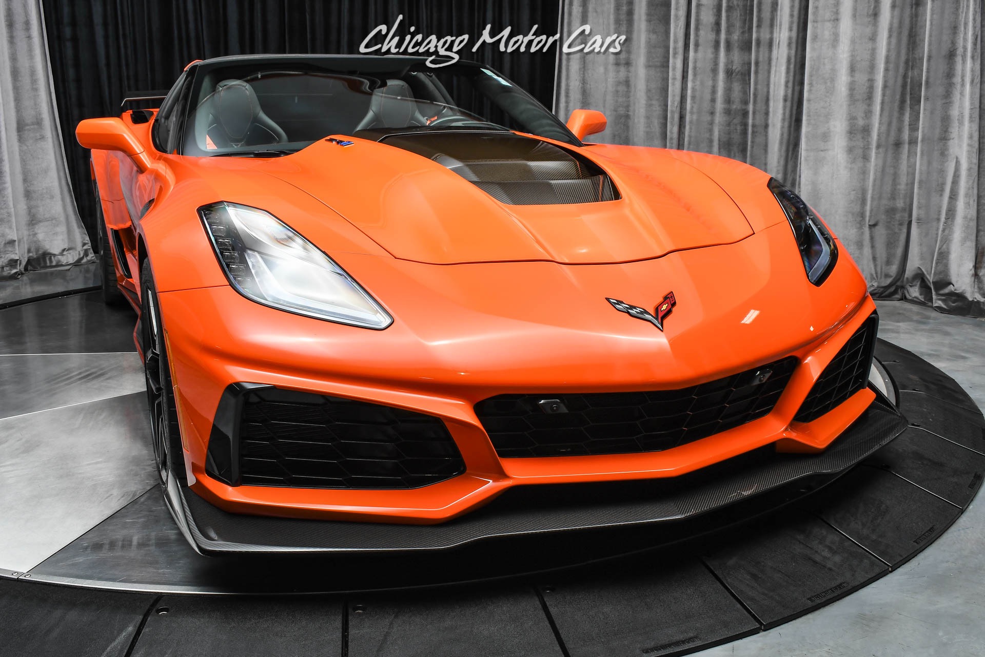 Used-2019-Chevrolet-Corvette-ZR1-3ZR-Sebring-Orange-Design-Package-Only-1700-Miles