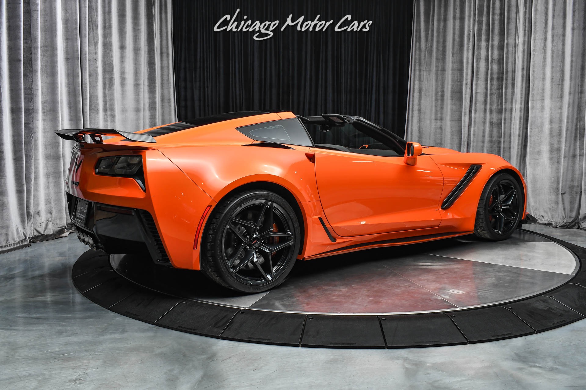 Used-2019-Chevrolet-Corvette-ZR1-3ZR-Sebring-Orange-Design-Package-Only-1700-Miles