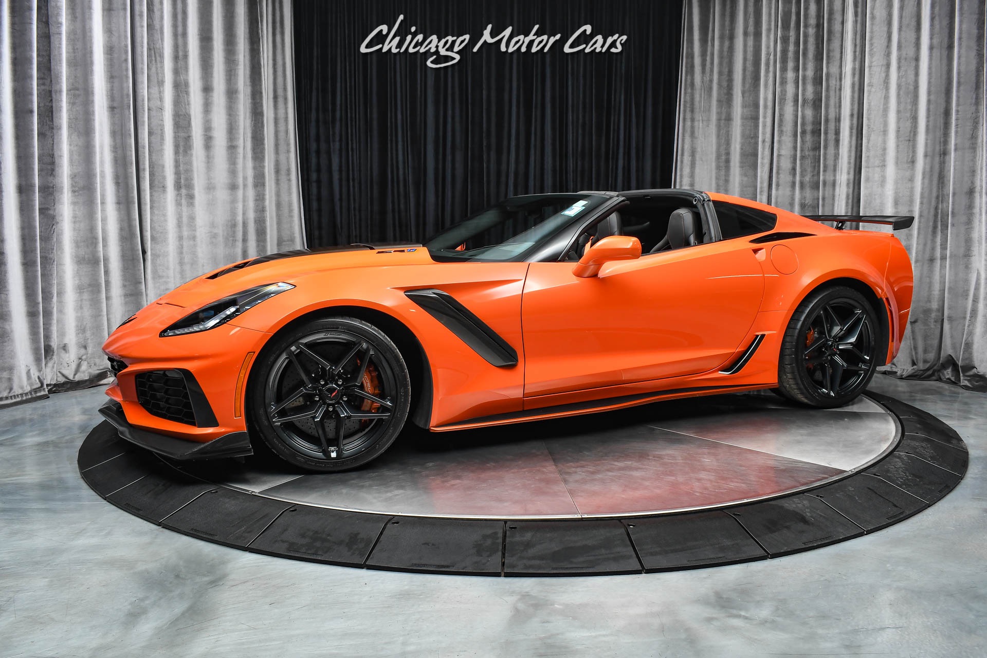 Used-2019-Chevrolet-Corvette-ZR1-3ZR-Sebring-Orange-Design-Package-Only-1700-Miles