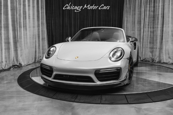 Used-2019-Porsche-911-Turbo-S-Aerokit-Turbo-Cabriolet-MSRP-232k-Upgrades-Chalk-Stunning