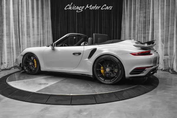 Used 2019 Porsche 911 Turbo S Aerokit Turbo Cabriolet MSRP $232k+ Upgrades! Chalk! Stunning! for sale Sold at Chicago Motor Cars in West Chicago IL 60185 3