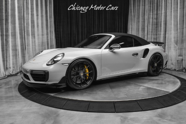 Used-2019-Porsche-911-Turbo-S-Aerokit-Turbo-Cabriolet-MSRP-232k-Upgrades-Chalk-Stunning