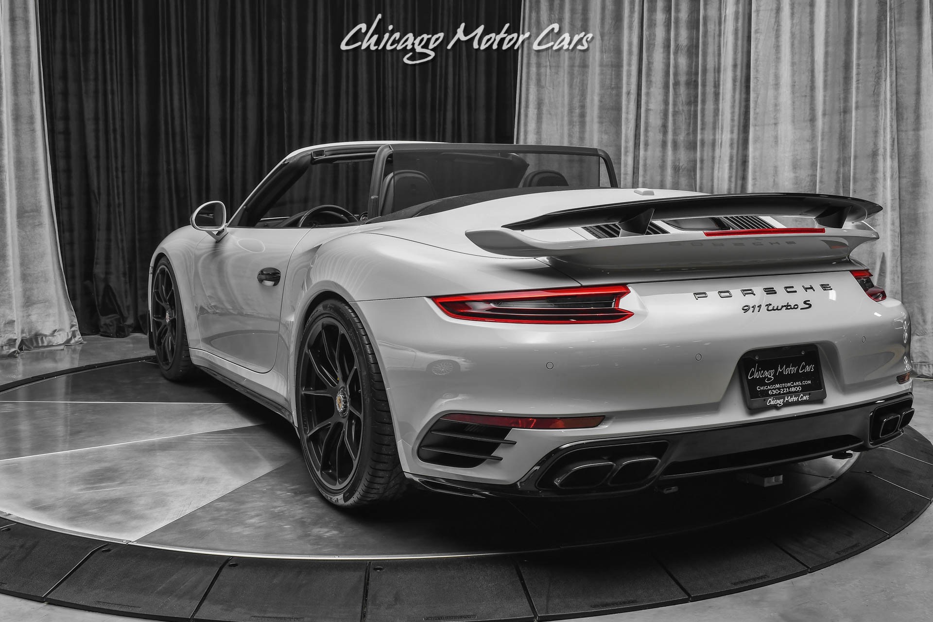 Used-2019-Porsche-911-Turbo-S-Aerokit-Turbo-Cabriolet-MSRP-232k-Upgrades-Chalk-Stunning