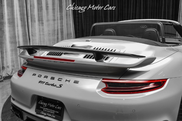 Used-2019-Porsche-911-Turbo-S-Aerokit-Turbo-Cabriolet-MSRP-232k-Upgrades-Chalk-Stunning