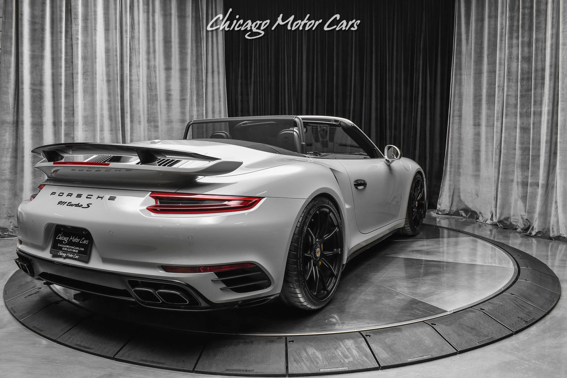 Used-2019-Porsche-911-Turbo-S-Aerokit-Turbo-Cabriolet-MSRP-232k-Upgrades-Chalk-Stunning