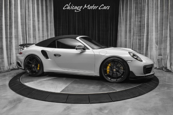 Used-2019-Porsche-911-Turbo-S-Aerokit-Turbo-Cabriolet-MSRP-232k-Upgrades-Chalk-Stunning