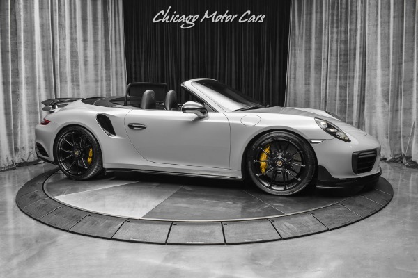 Used 2019 Porsche 911 Turbo S Aerokit Turbo Cabriolet MSRP $232k+ Upgrades! Chalk! Stunning! for sale Sold at Chicago Motor Cars in West Chicago IL 60185 6